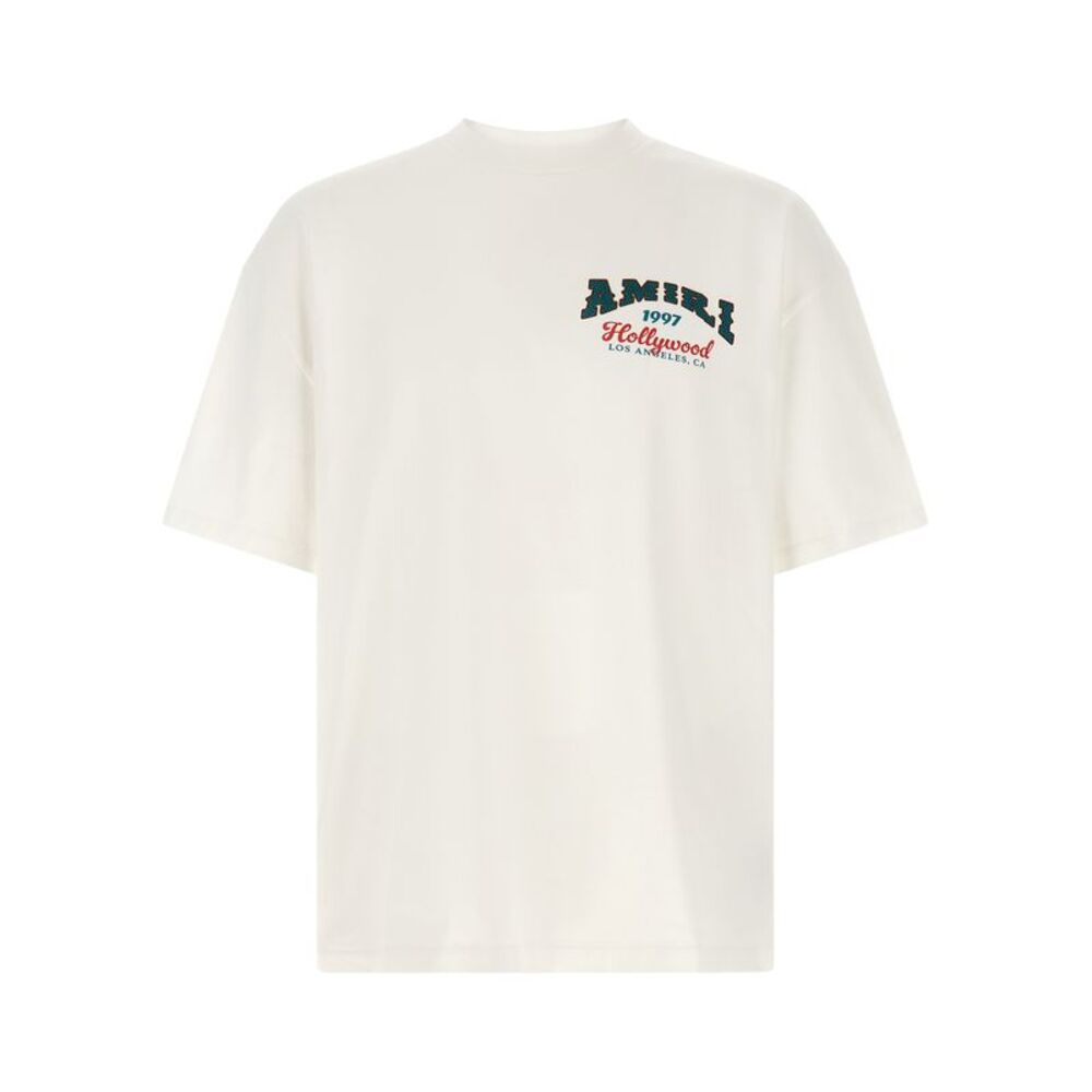 Amiri White Cotton Men's T-Shirt